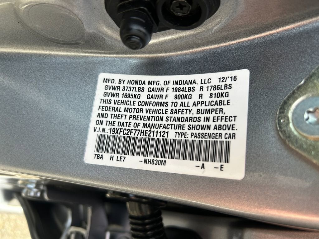 2017 Honda Civic Sedan EX