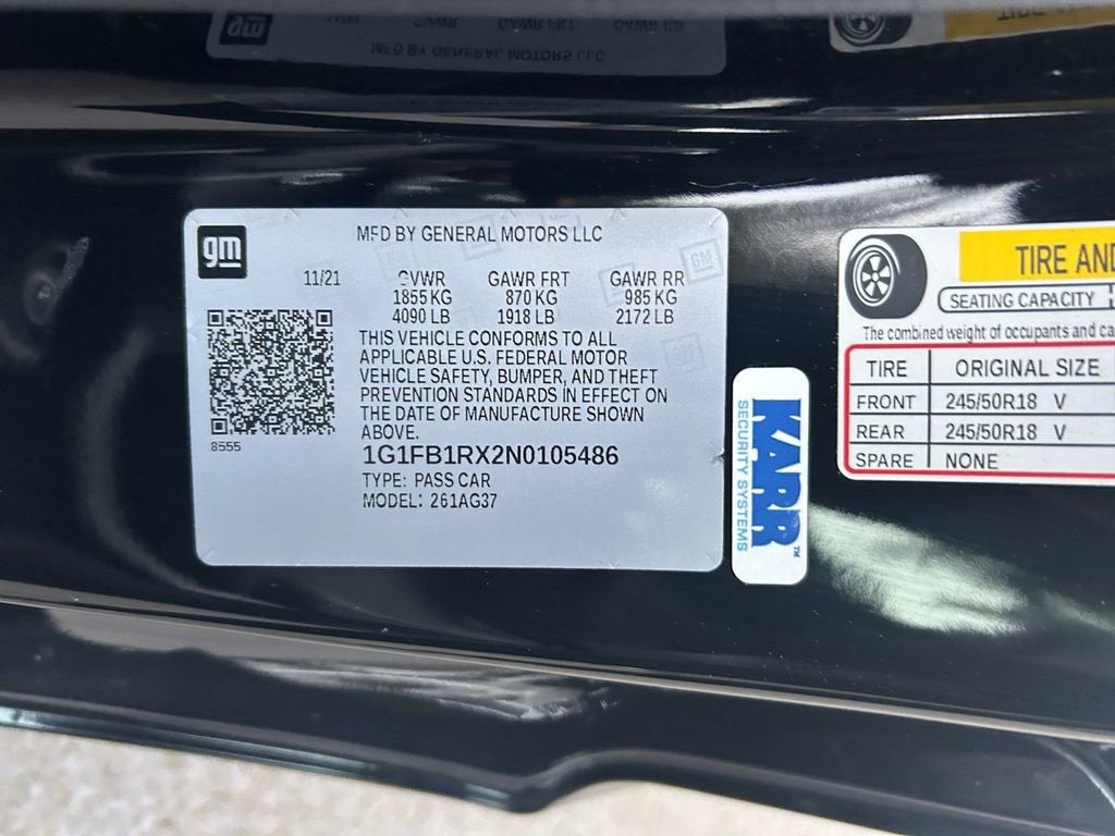 2022 Chevrolet Camaro 1LT