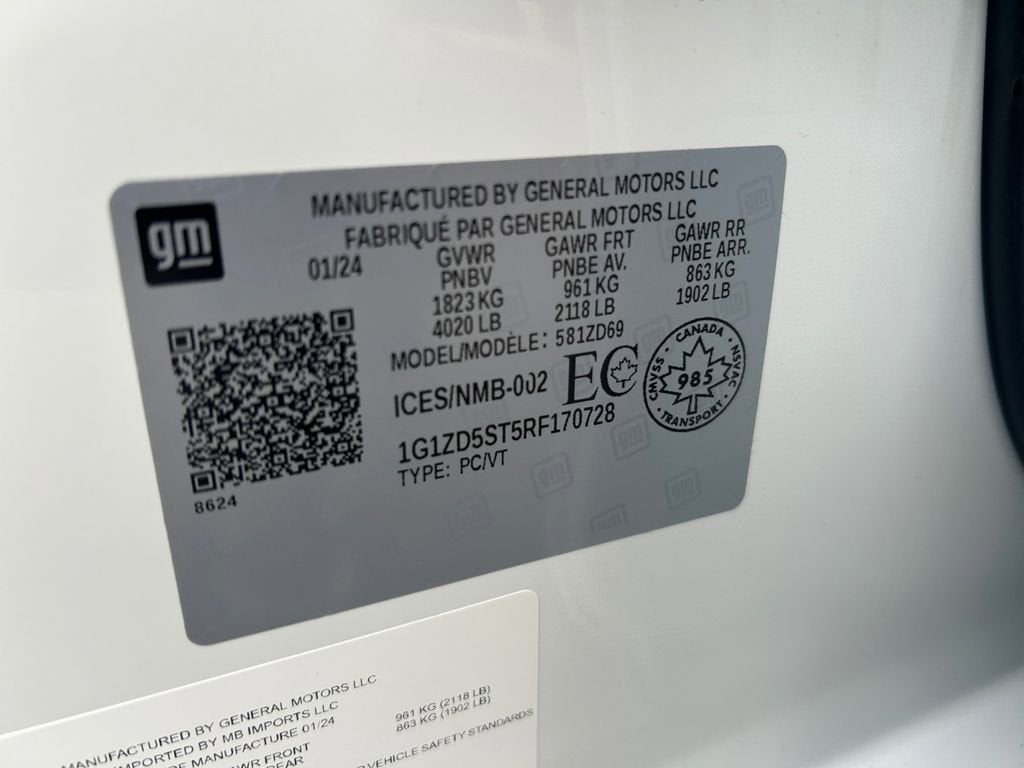 2024 Chevrolet Malibu 1LT