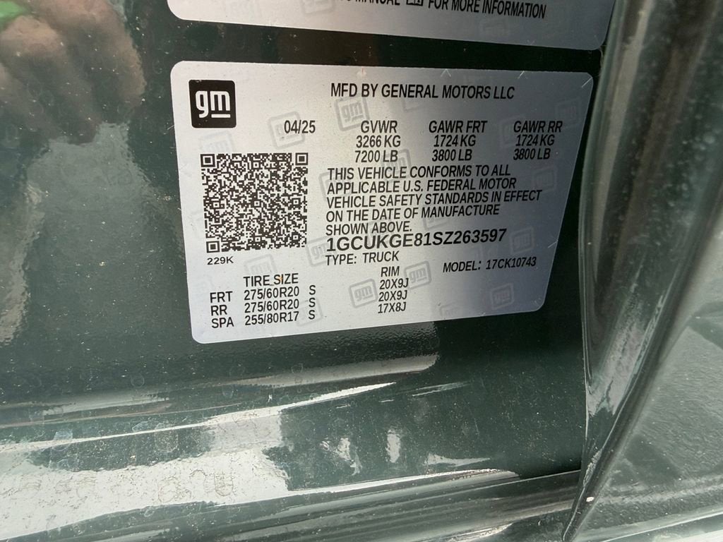 2025 Chevrolet Silverado 1500 LTZ