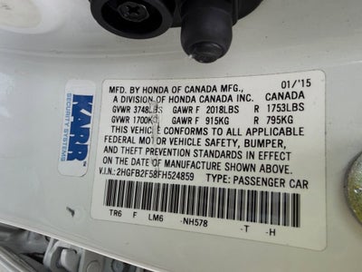 2015 Honda Civic Sedan LX