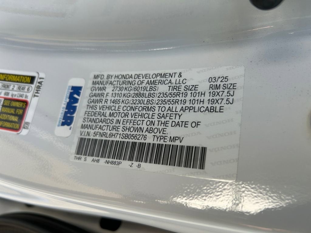 2025 Honda Odyssey Sport-L