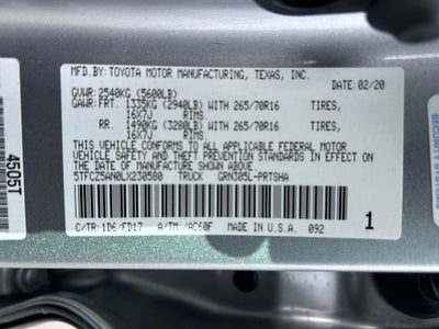 2020 Toyota Tacoma TRD Off-Road