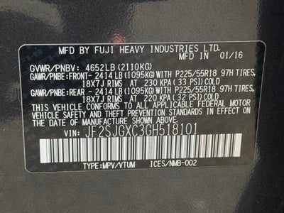 2016 Subaru Forester 2.0XT Touring