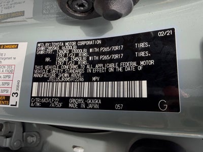 2021 Toyota 4Runner TRD Pro