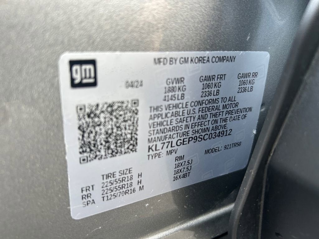 2025 Chevrolet Trax 1RS