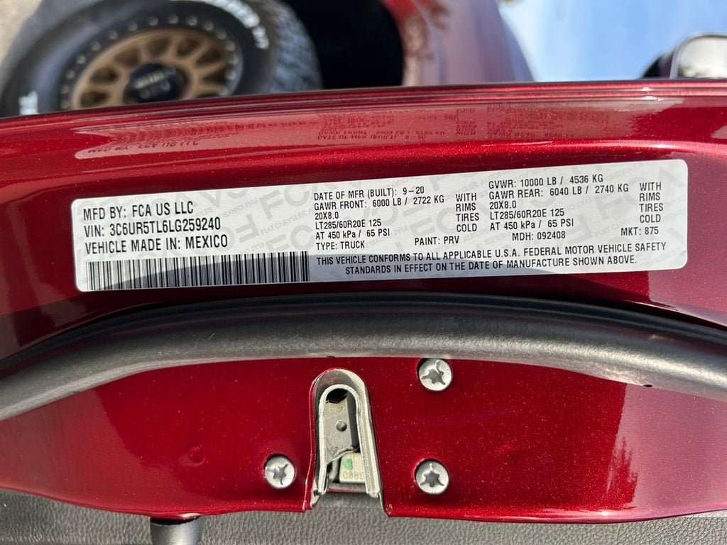 2020 RAM 2500 Limited