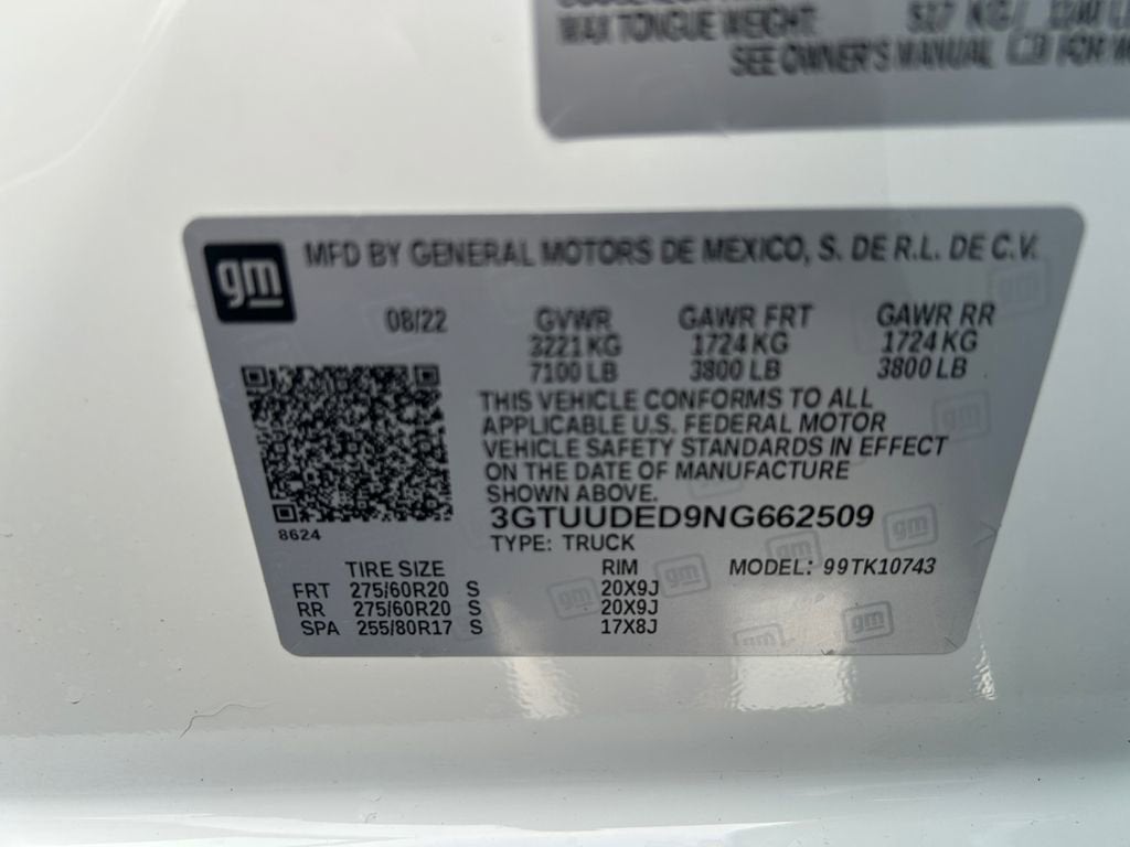 2022 GMC Sierra 1500 SLT