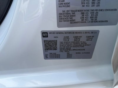 2024 GMC Sierra 1500 AT4X