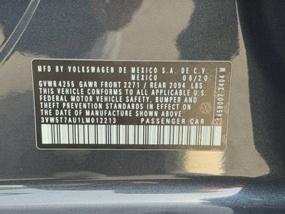 2020 Volkswagen Golf GTI 2.0T SE