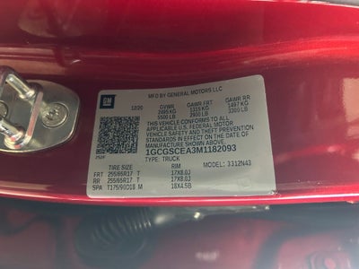 2021 Chevrolet Colorado LT