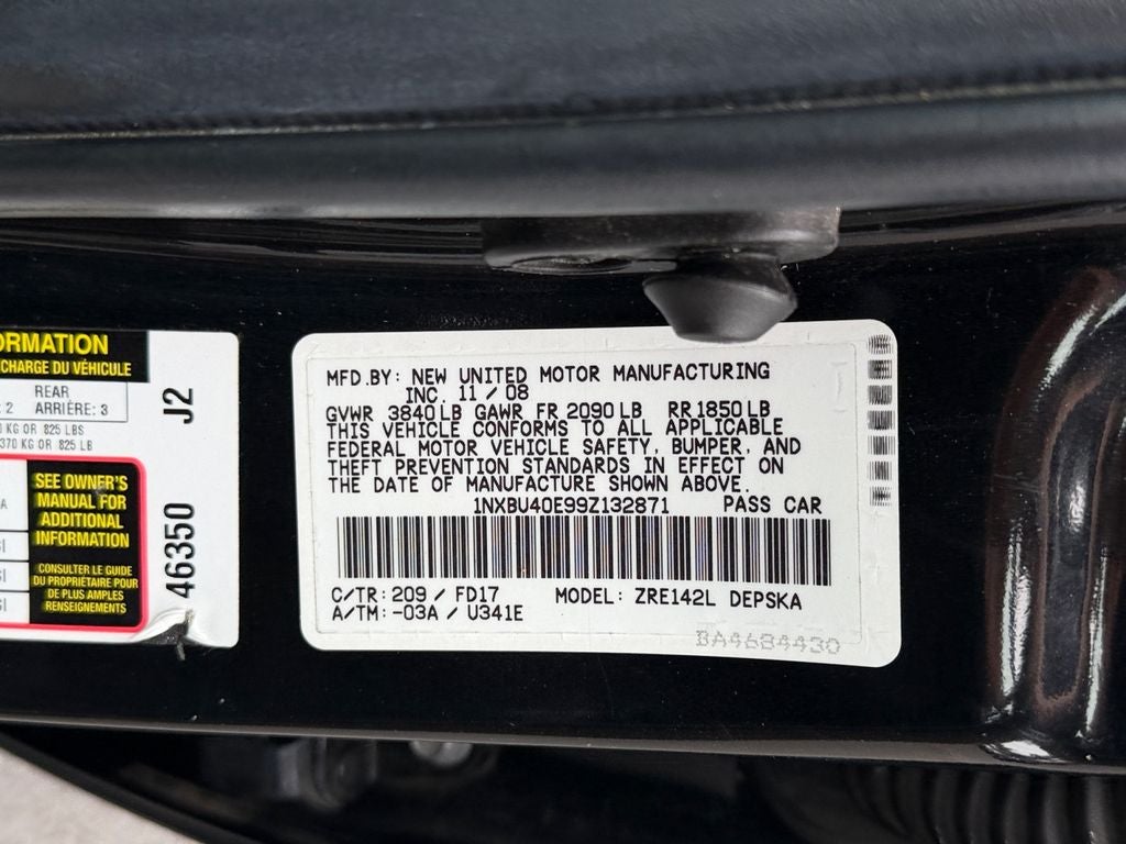 2009 Toyota Corolla S