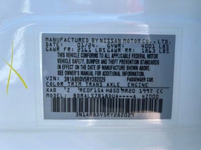 2024 Nissan Sentra SR