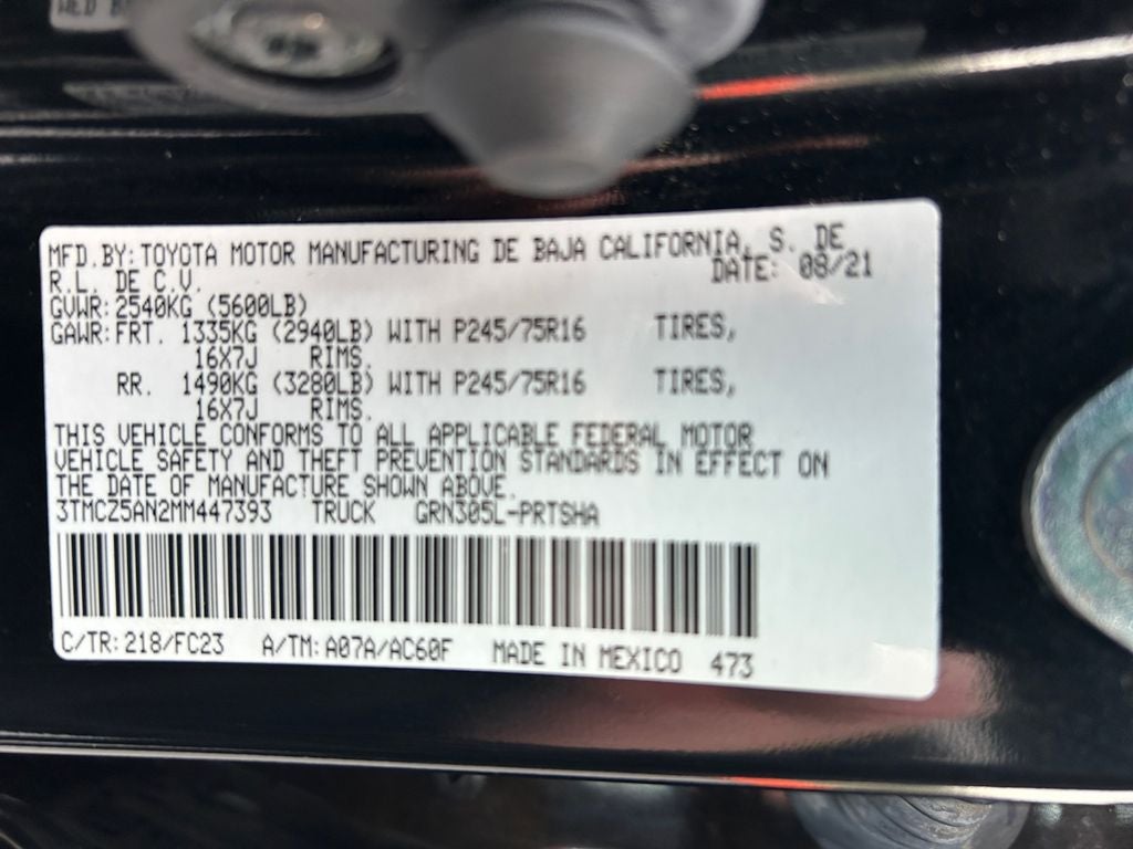 2021 Toyota Tacoma TRD Off-Road V6