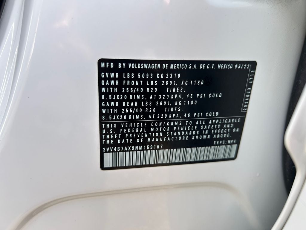 2022 Volkswagen Tiguan 2.0T SEL R-Line