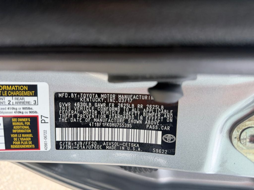 2017 Toyota Camry SE
