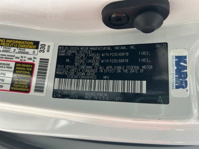 2022 Toyota Sienna Platinum 7 Passenger