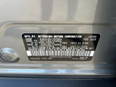 2025 Mitsubishi Outlander Sport 2.0 SE