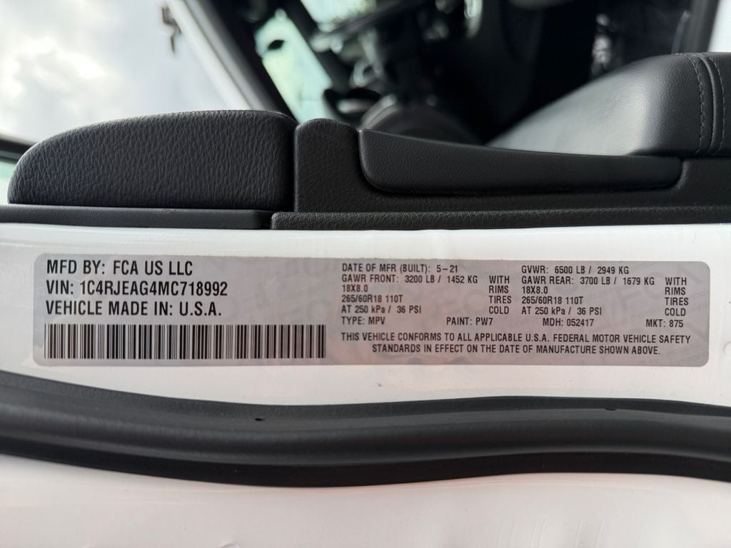 2021 Jeep Grand Cherokee Laredo E