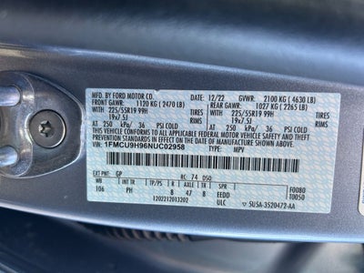 2022 Ford Escape SEL