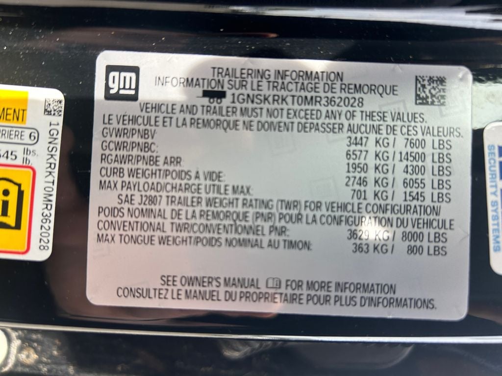 2021 Chevrolet Tahoe RST