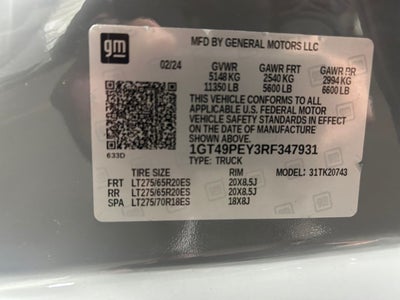 2024 GMC Sierra 2500HD AT4