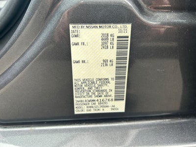2021 Nissan Altima 2.5 SR