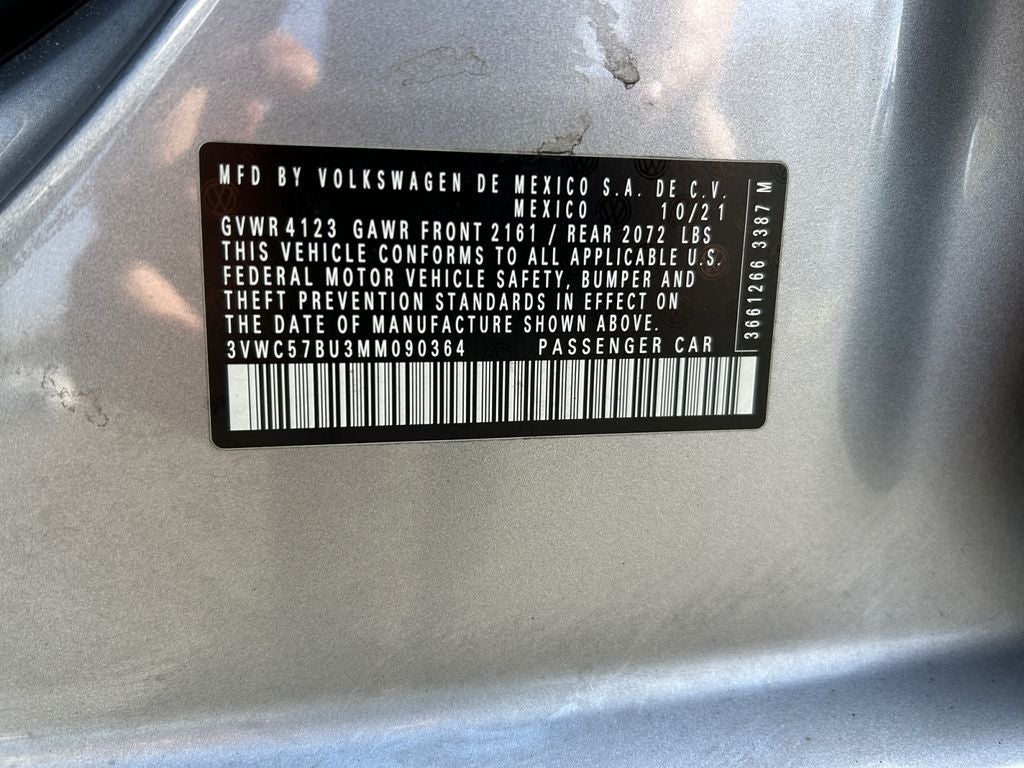 2021 Volkswagen Jetta 1.4T SE