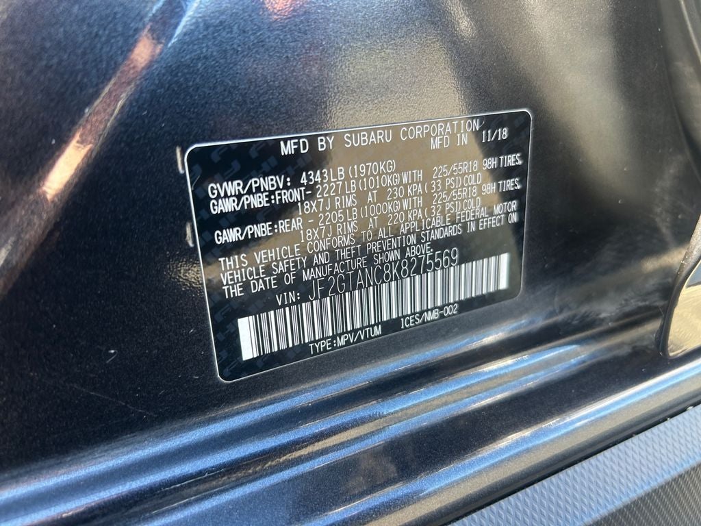 2019 Subaru Crosstrek 2.0i Limited