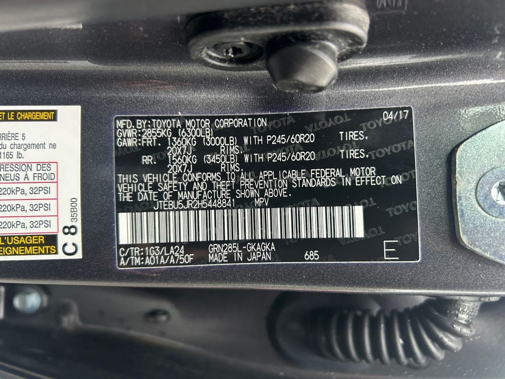 2017 Toyota 4Runner Limited