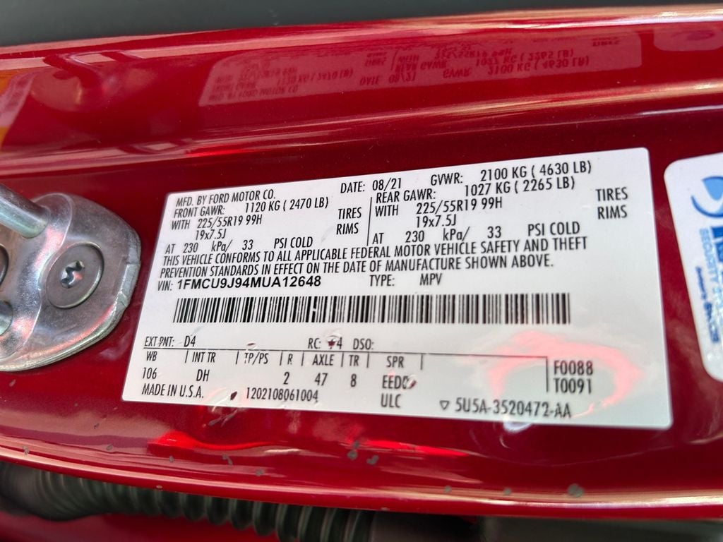 2021 Ford Escape Titanium