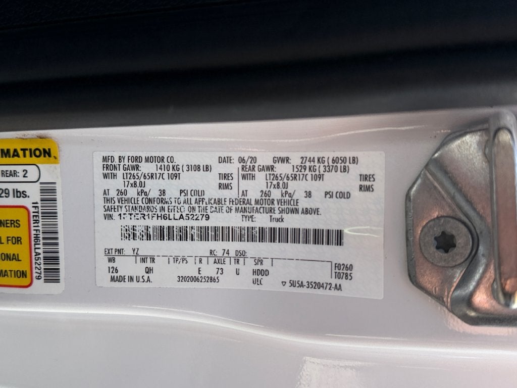 2020 Ford Ranger XL