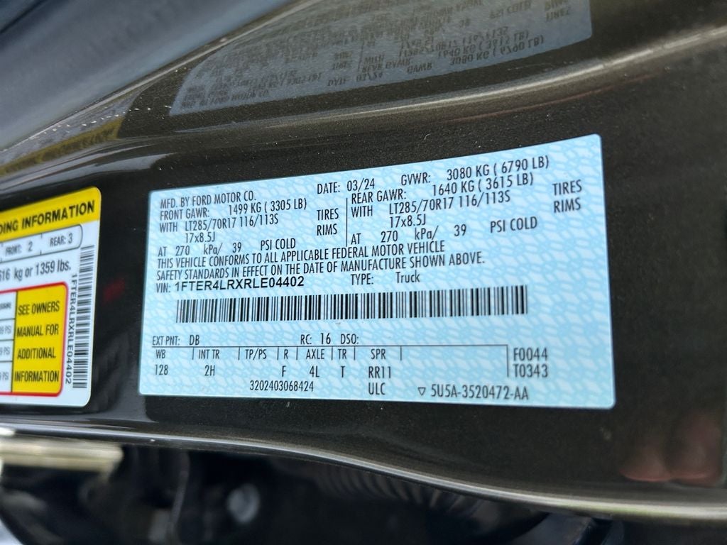 2024 Ford Ranger Raptor