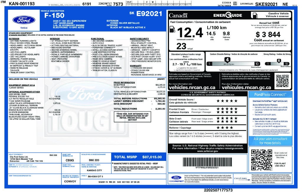 2025 Ford F-150 Lariat