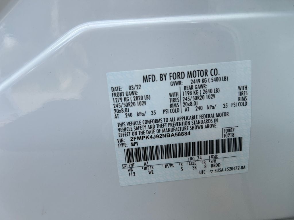 2022 Ford Edge ST Line
