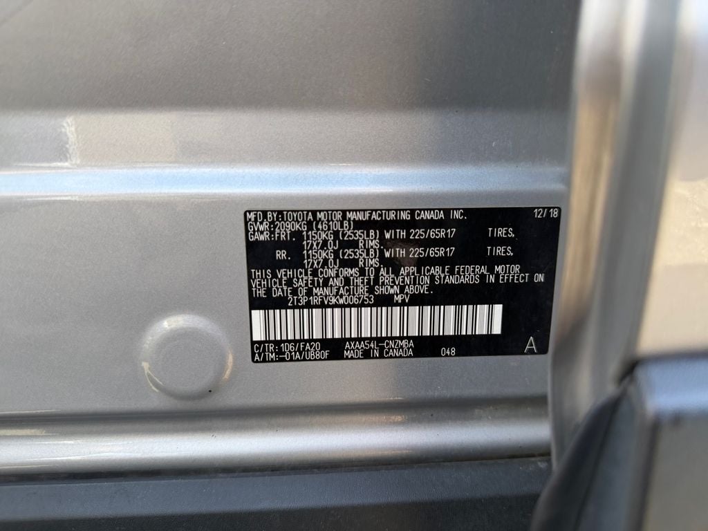 2019 Toyota RAV4 XLE