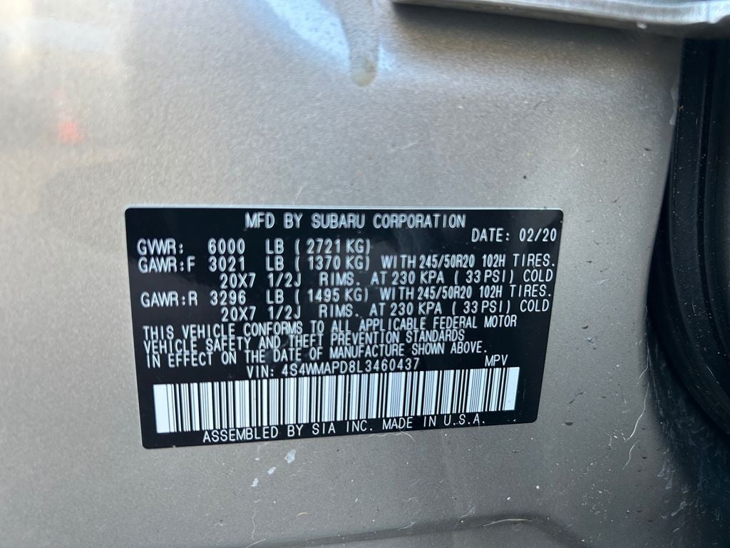 2020 Subaru Ascent Limited