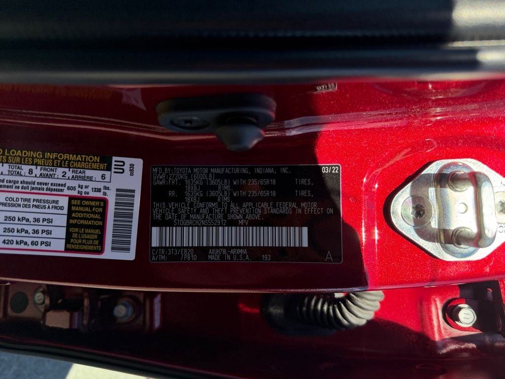 2022 Toyota Highlander Hybrid XLE