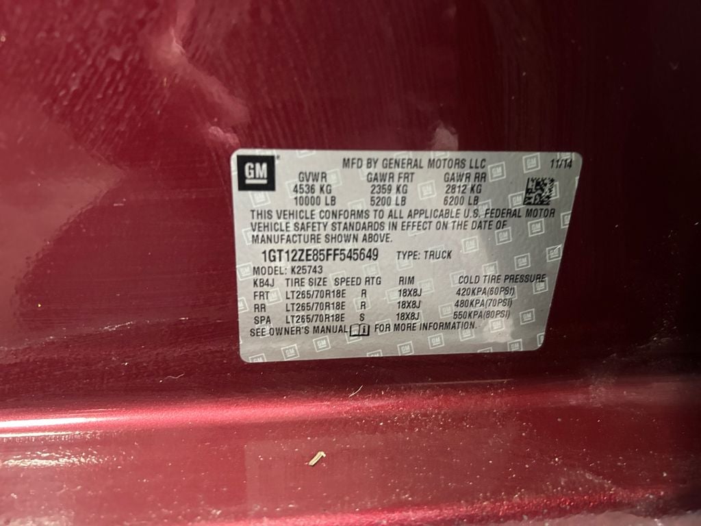 2015 GMC Sierra 2500HD SLT