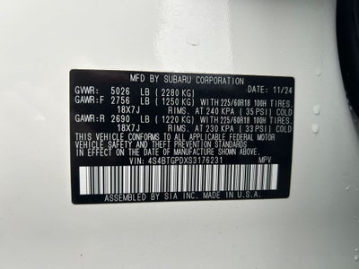 2025 Subaru Outback Touring XT