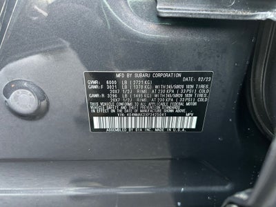 2023 Subaru Ascent Onyx Edition