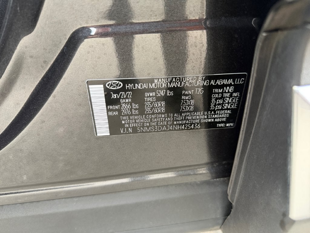 2022 Hyundai Santa Fe SEL