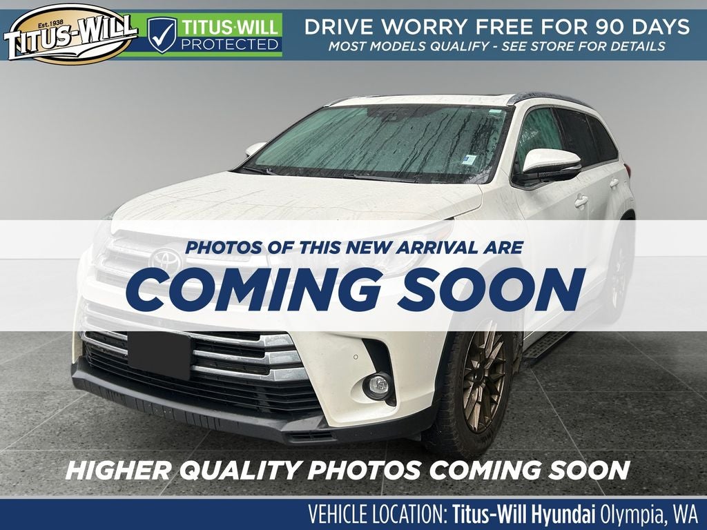 2019 Toyota Highlander Limited Platinum AWD