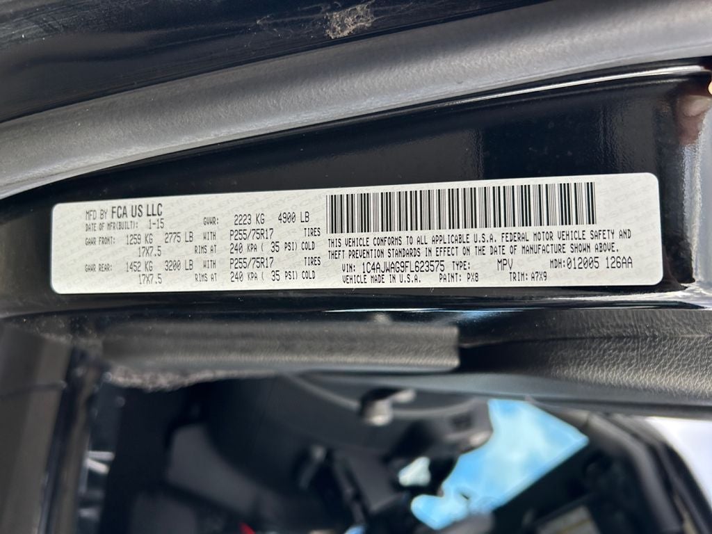 2015 Jeep Wrangler Sport