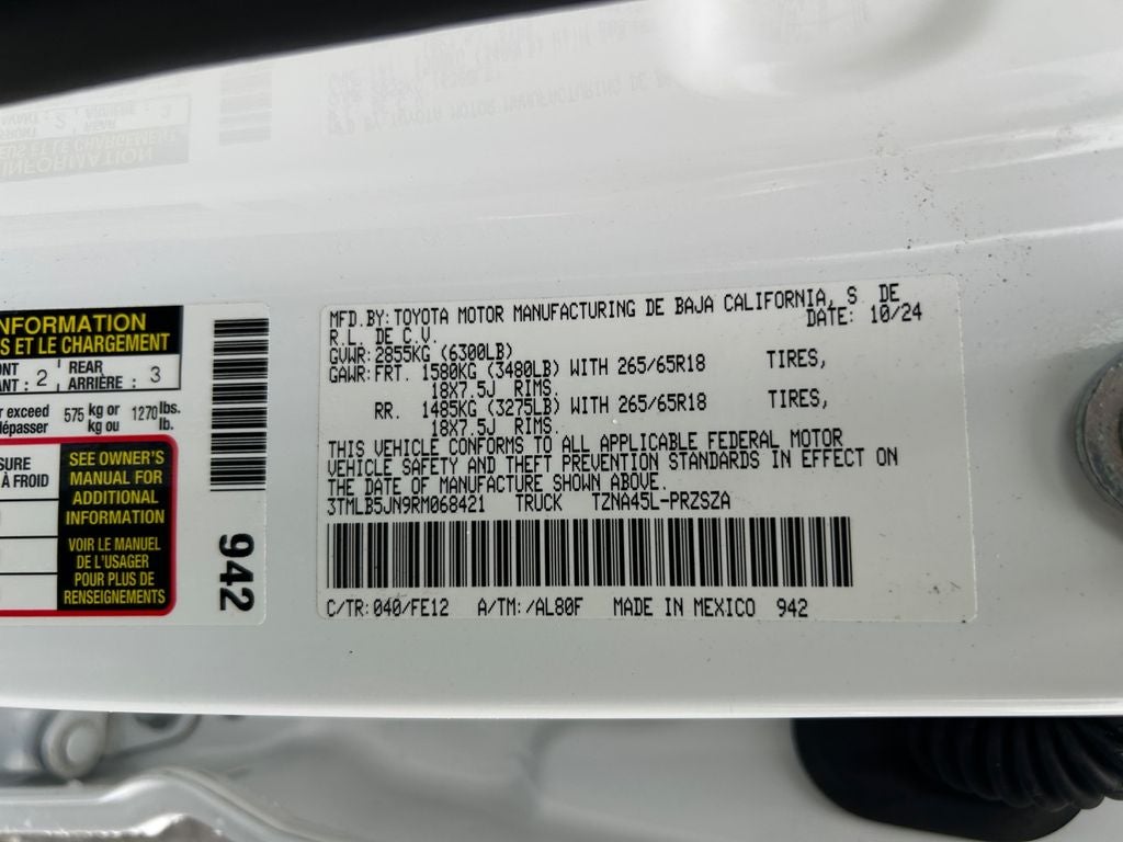 2024 Toyota TACOMA TRD SPORT TRD Sport