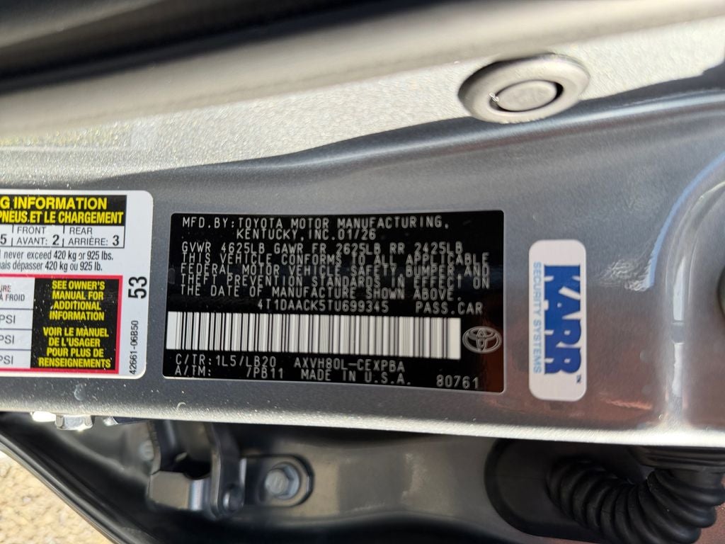 2026 Toyota Camry XSE