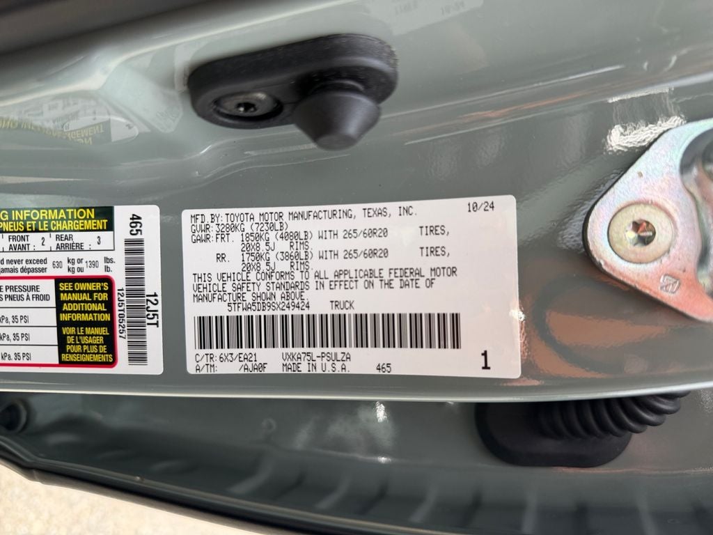 2025 Toyota Tundra Limited