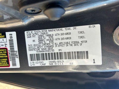 2024 Toyota SEQUOIA 4WD Limited