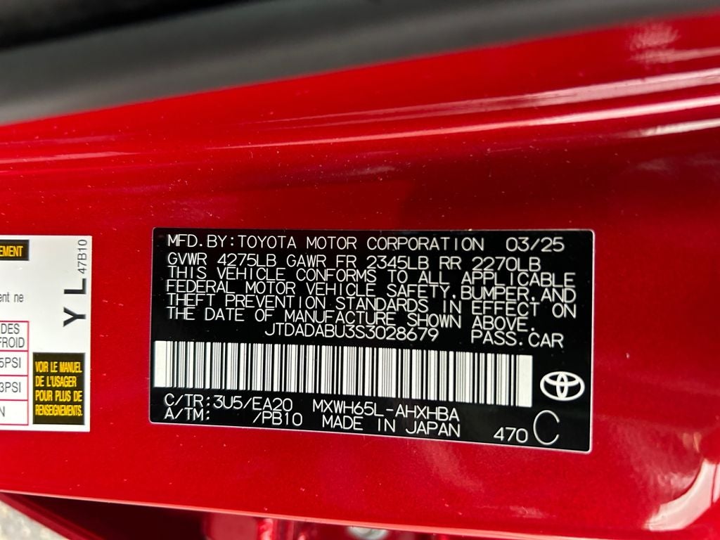 2025 Toyota PRIUS Limited