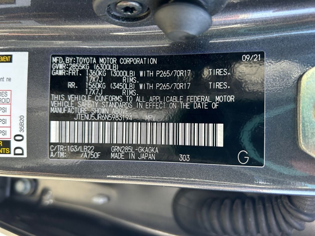 2022 Toyota 4RUNNER SR5 Premium 1 Owner